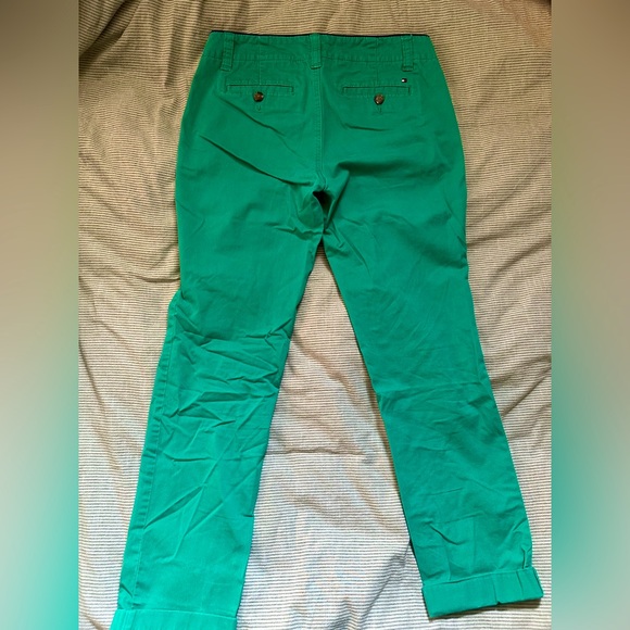 Tommy Hilfiger Green Cotton Pants - Picture 5 of 9
